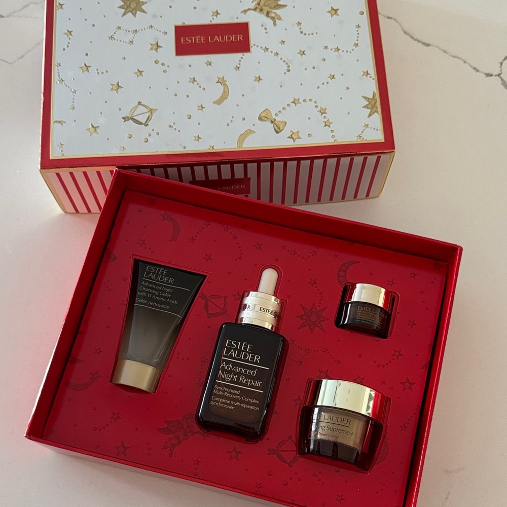 Estee Lauder Skincare Collection - Red and Gold